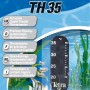 Tetra TH 35 Aquarienthermometer: Präzises Flüssigkeitskristallthermometer für Aquarien.