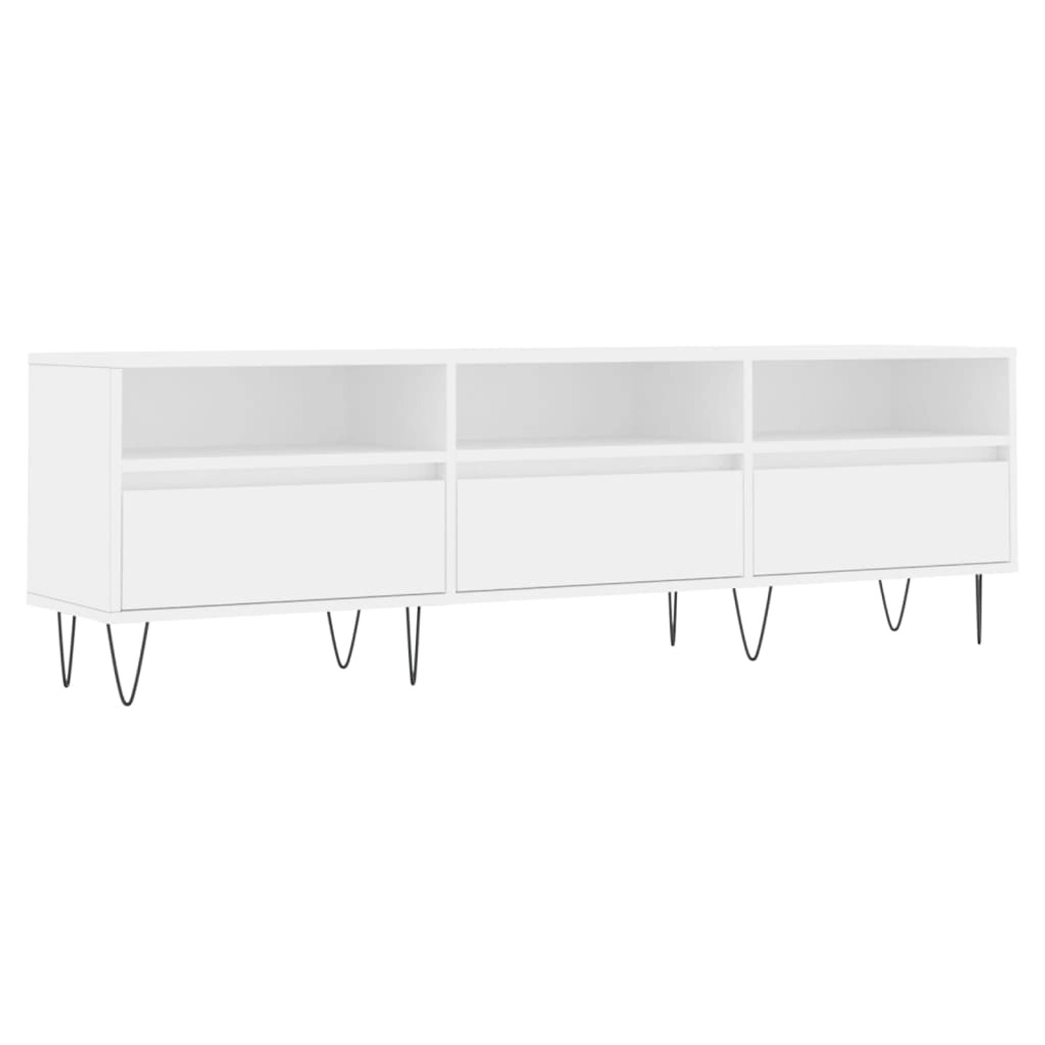 vidaXL TV-Schrank Weiß 150x30x44,5 cm Holzwerkstoff 831276