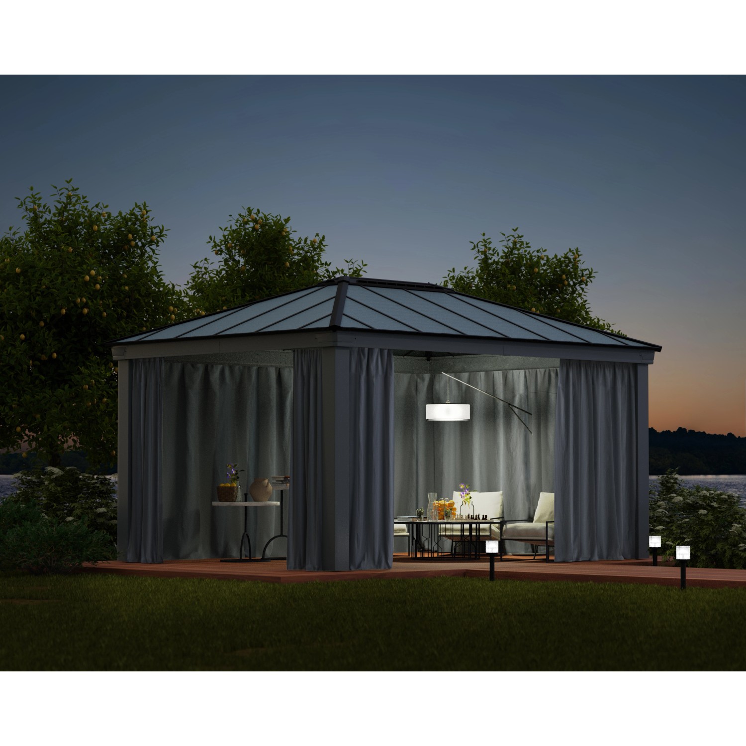 Palram Canopia Seitenteil für Pavillon Dallas 4900 kaufen bei OBI