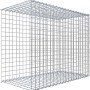 Gabiona Gabione-Anbaukorb Typ 2, 80x100x50cm, Maschenweite 5x5cm, Drahtgitter verzinkt.