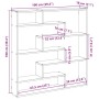 vidaXL Würfelregal 7 Fächer Artisan-Eiche Holzwerkstoff 860030_10