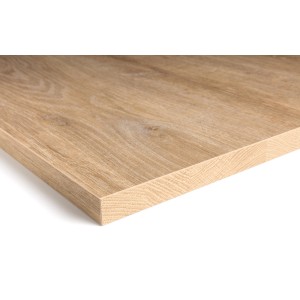 Tischplatte Robinson in Eichenoptik, 120x80 cm, für Möbelbau und Regale.