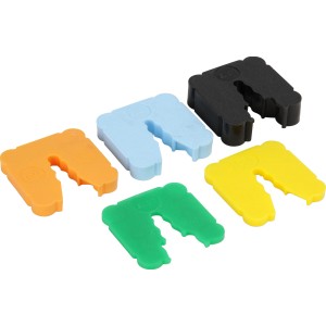 Ejot Ausgleichsstücke AS 5 mm, 100 Stück in verschiedenen Farben für Vollwärmeschutz-Systeme.