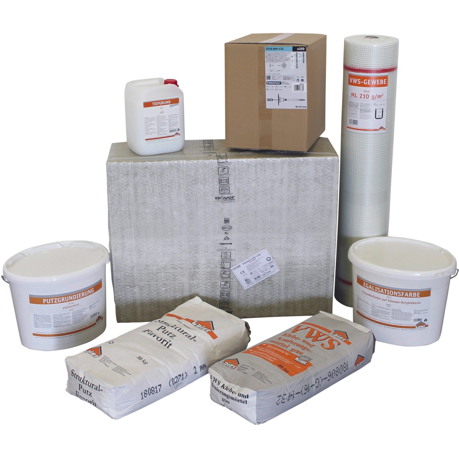 WDVS-Premium-Paket WLG 035 120 mm mit Mineralwoll-Dämmplatten günstig online kaufen