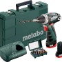 Metabo Akku-Bohrschrauber PowerMaxx BS Basic Set mit 2 Akkus, Ladegerät, Bohrer und Koffer.