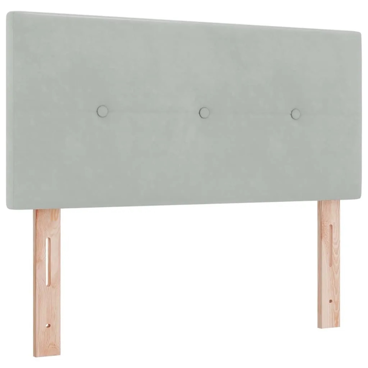 vidaXL Kopfteil mit Kopfteil Hellgrau 80 cm Kunstleder 42007118