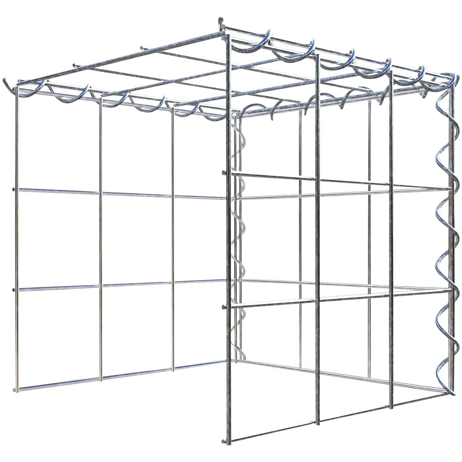 Gabiona Gabione-Anbaukorb Typ 4 30 x 30 x 30 cm Maschenw 10 x 10 cm