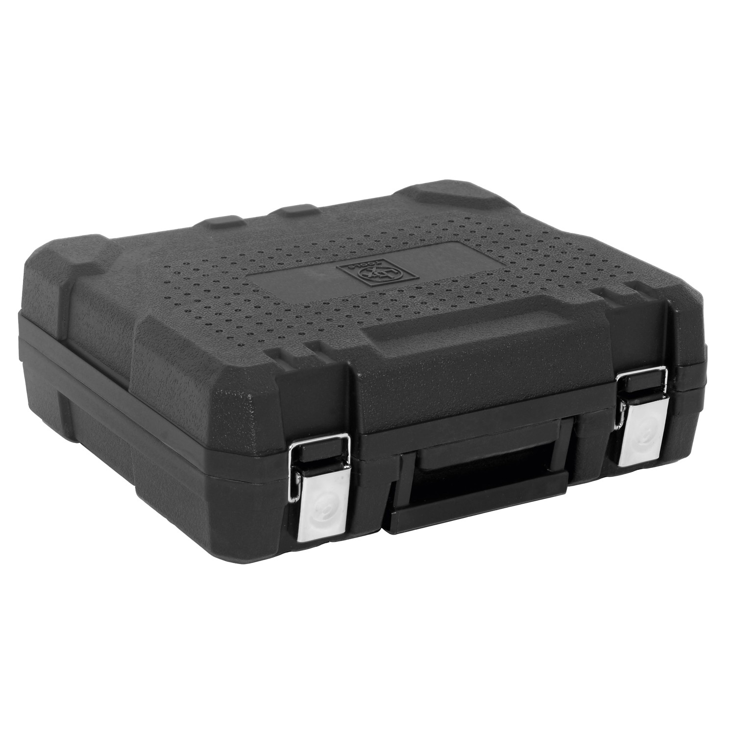 Schwarzer Transportkoffer für LUX Heißluftpistole HLP-2000 LCD mit Zubehör.