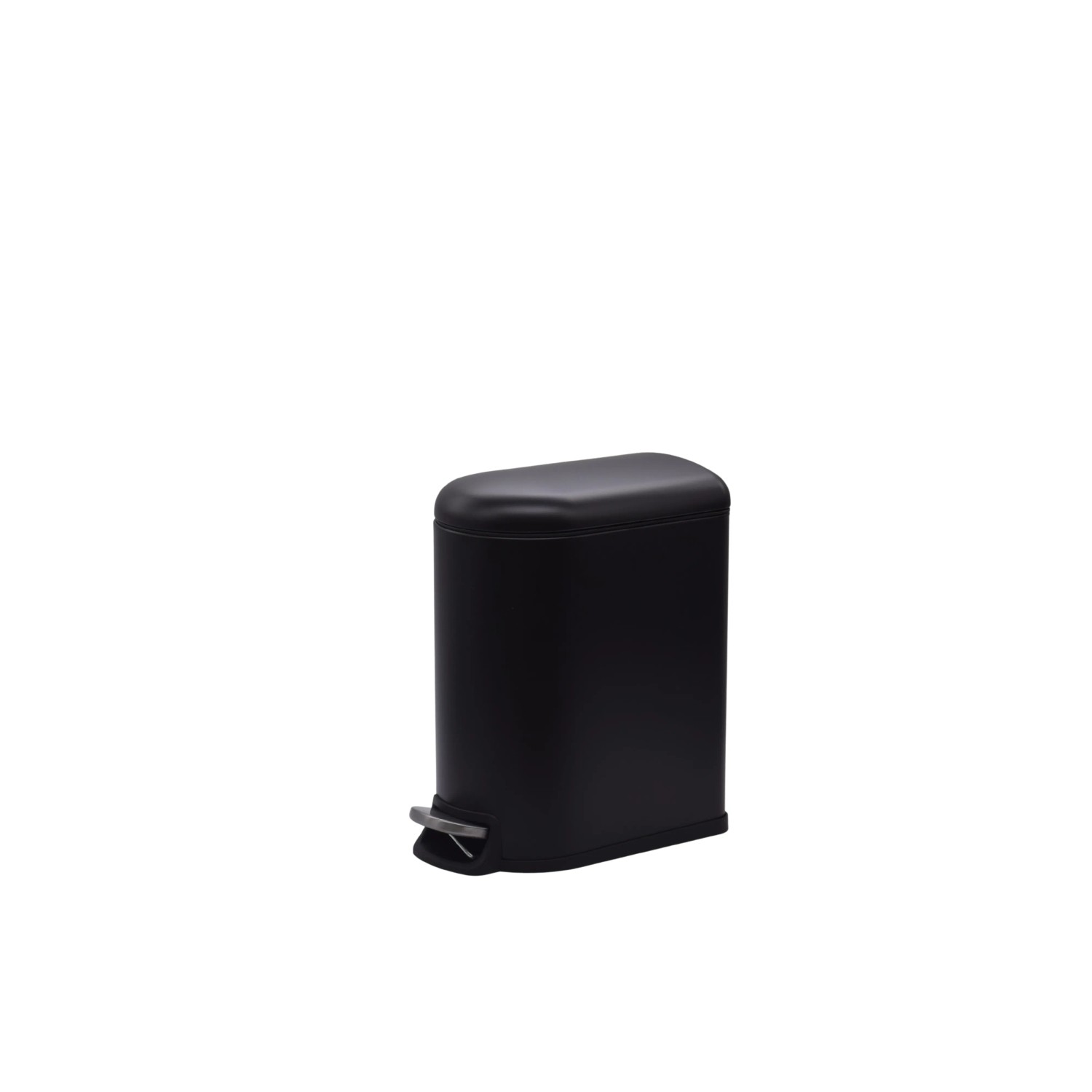 Euroshowers Kosmetikeimer Pedaleimer Classic Schwarz 5 Liter