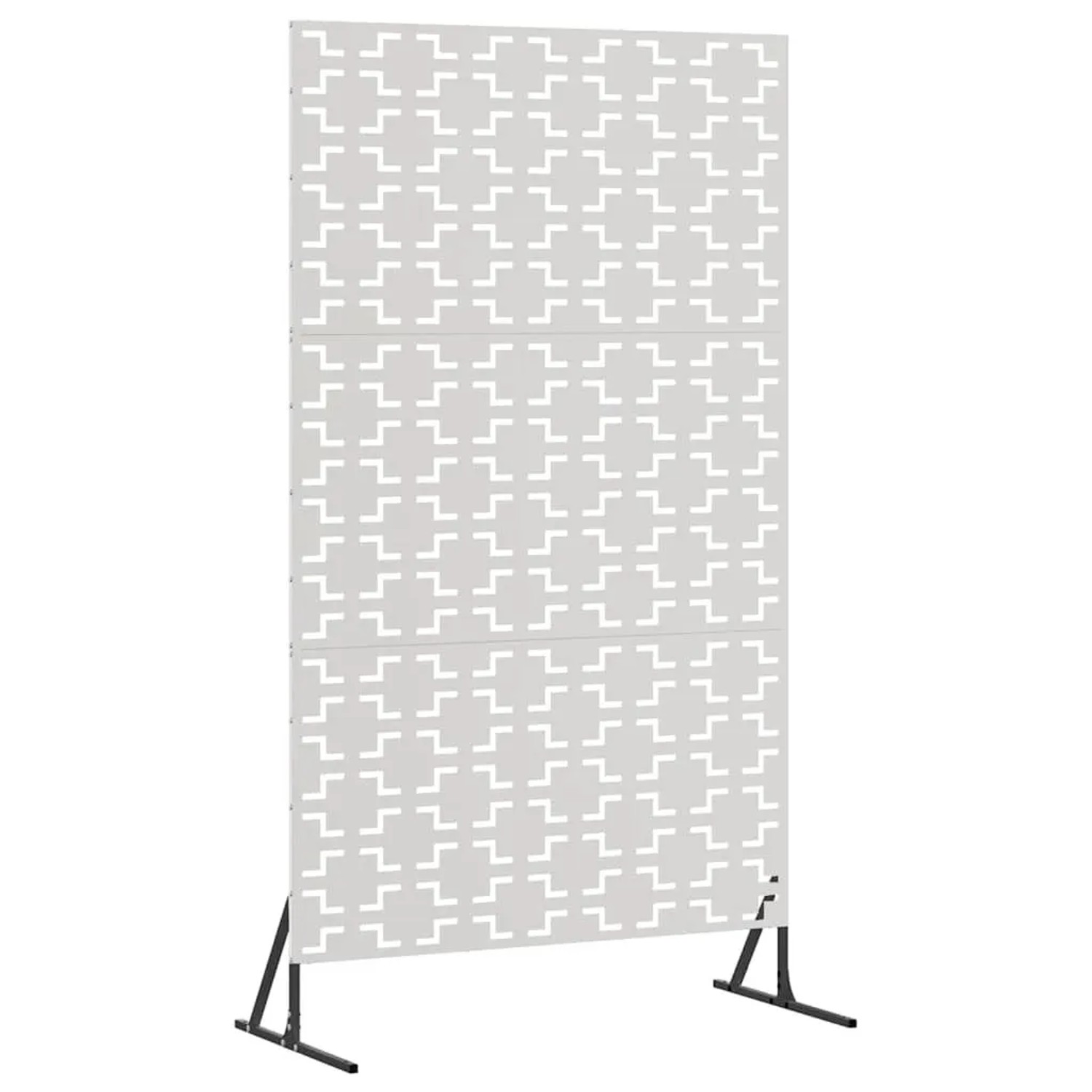 vidaXL Sichtschutz Grau 100 x 50 x 180 cm Stahl 868581 günstig online kaufen