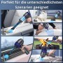 Steinborg SB-1041 Mini Akku Handstaubsauger in vielseitiger Anwendung: Auto, Tierhaare, Grill. Kompakter 16000Pa Staubsauger.