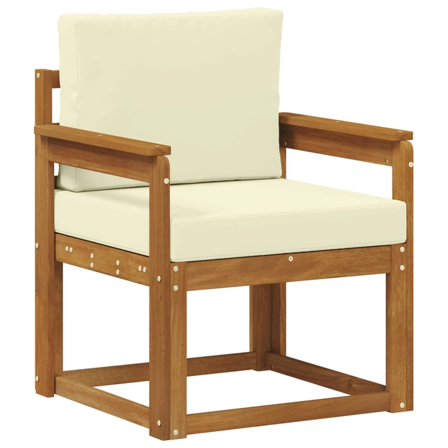vidaXL Outdoor-Sofagarnitur Massives Akazienholz und Polyester 3436222