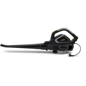 Alpina Elektro-Laubbläser ABL 2.6 E mit Saugfunktion, 2600W, schwarz/grau.