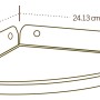 Lifetime Eckregal, anthrazit, für Gerätehaus, 2er-Set, Radius 24cm.