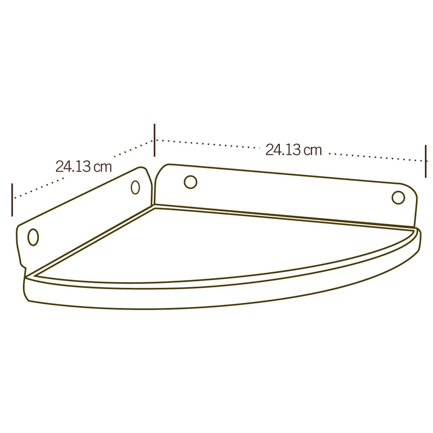 Lifetime Eckregal, anthrazit, für Gerätehaus, 2er-Set, Radius 24cm.
