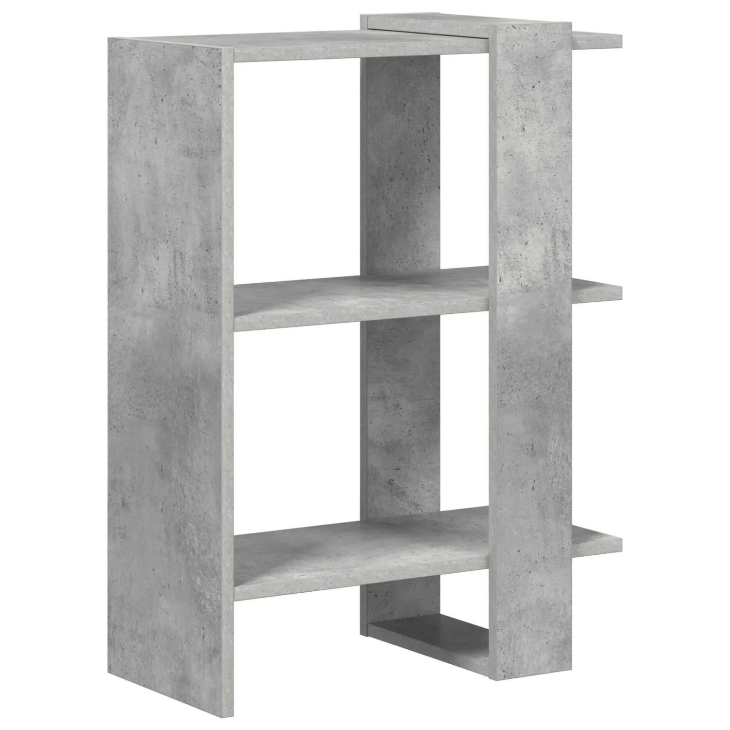 vidaXL Bücherregal Beton Grau 52 x 25 x 71,5 cm Holzwerkstoff 892402