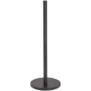 Freistehender Tiger Reserverollenhalter Tune, Metall gebürstet, Schwarz für WC-Papierrollen.