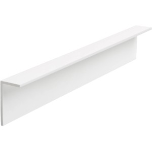 Weißes Winkelprofil 40x20 mm, 97,5 cm lang, für Fenster und Ecken.