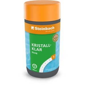 Steinbach Algezid Kristallklar 1l für Kartuschenfilter zur Algenbekämpfung im Pool.