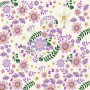 Vlies Fototapete mit Blumenmuster, Disney Minnie Mouse Gardening Club in Beige.