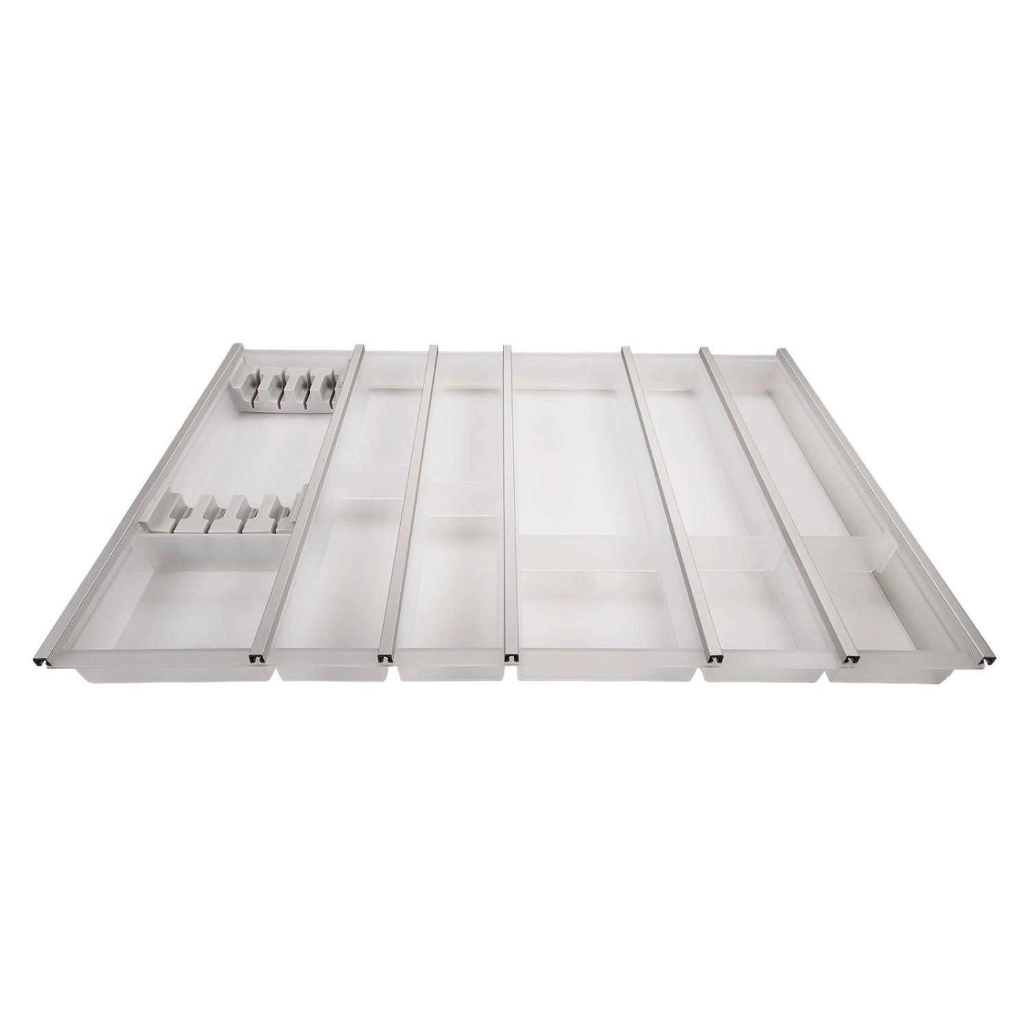 SOTECH Cuisio Besteckeinsatz 800 mm Höhe 55 mm Transluzent Weiß mit Messerb günstig online kaufen