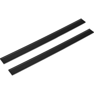Zwei schwarze Kärcher Abziehlippen Gummi 280 mm für Fenstersauger WV 2 und WV 5.