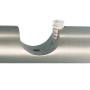 Mydeco Gardinenstangen-Halterung, 2-läufig, Edelstahl-Optik, für 2 cm Stangen.