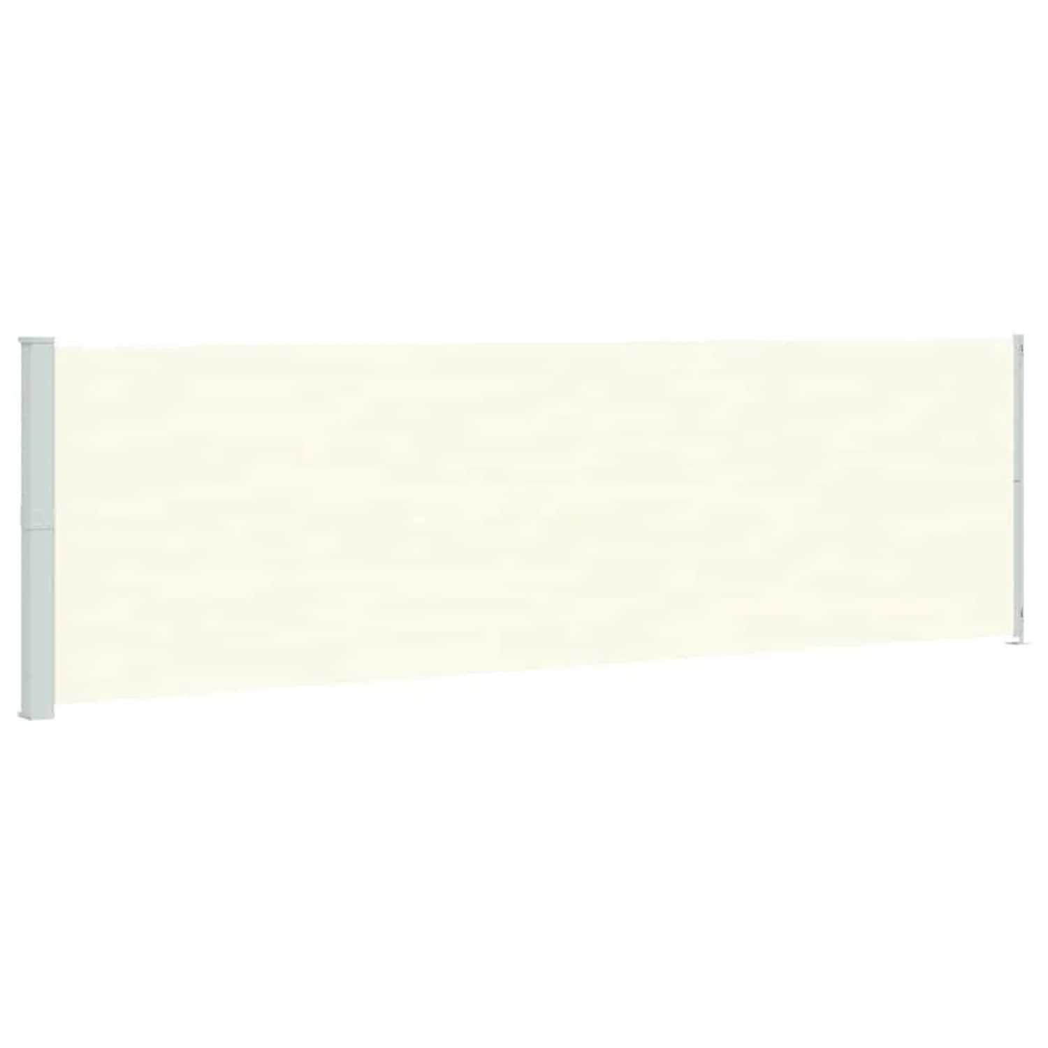 vidaXL Seitenmarkise Ausziehbar 180x600 cm Creme 317965