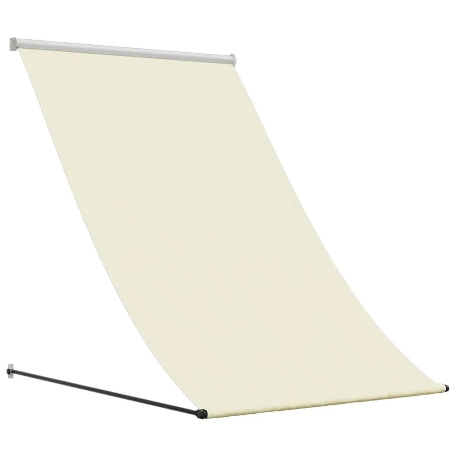 vidaXL Markise Einziehbar Creme 100x150 cm Stoff und Stahl 368757