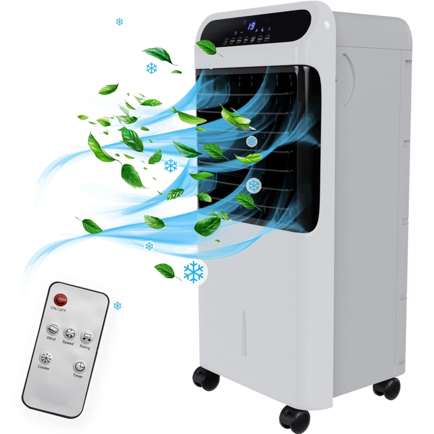 Tronitechnik Mobiles Klimageraet 5In1 Klimaanlage Luftkühler Lk06 5 In 1 Ventilatorfernbedienungfilterwasserkühlung