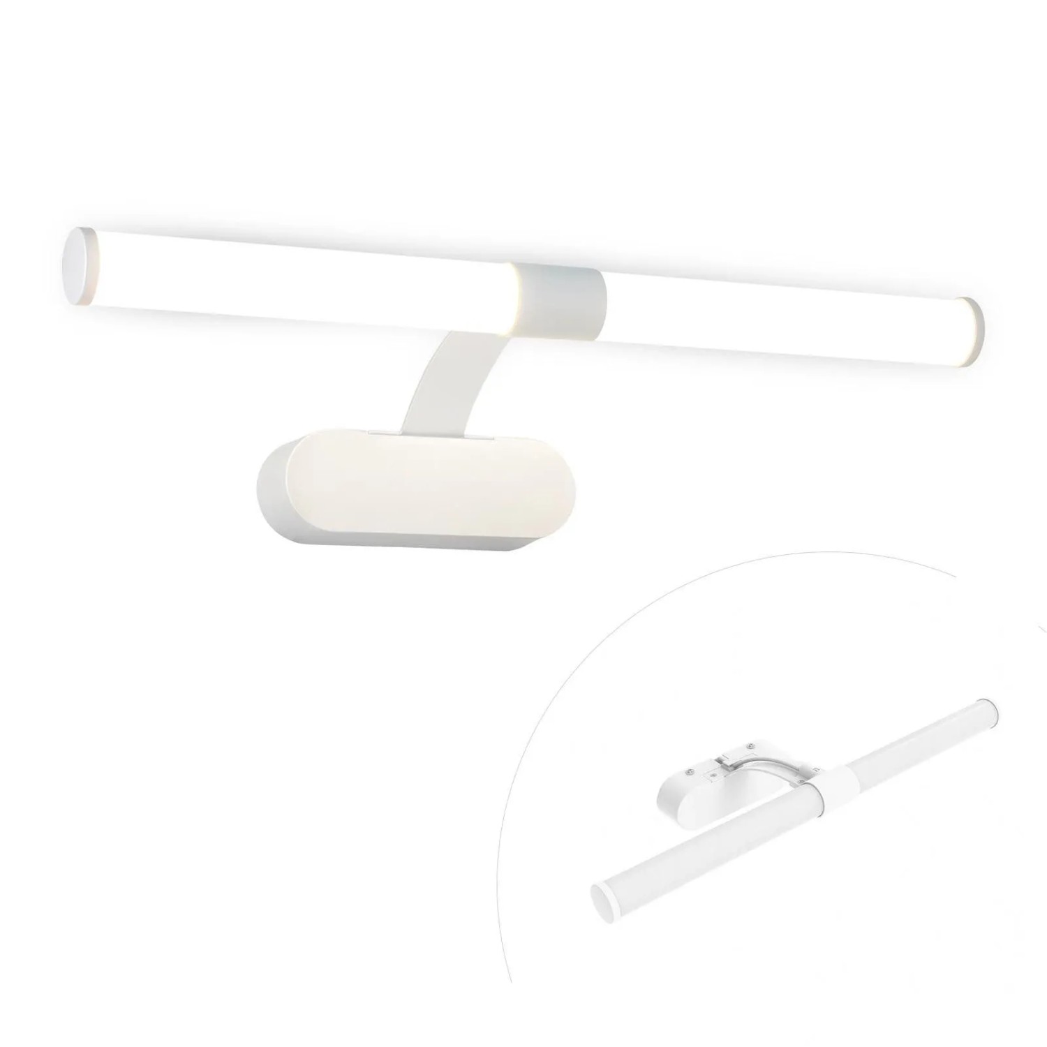 NETTLIFE Wandleuchte aus Metall Weiß