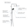 Grohe QuickFix Duschsystem Vitalio Start 250 mit Kopf- und Handbrause, Chromoptik.