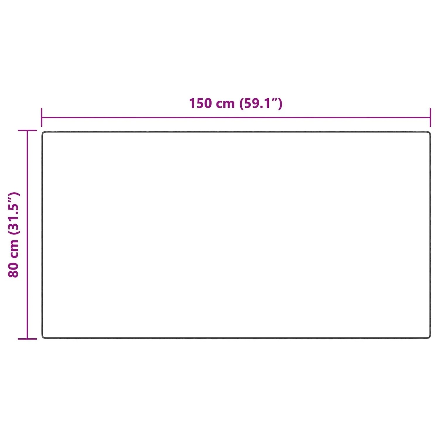 vidaXL Kunstschaffell Teppich Tafalla Anthrazit 80 x 150 cm Polyester 42021588_10