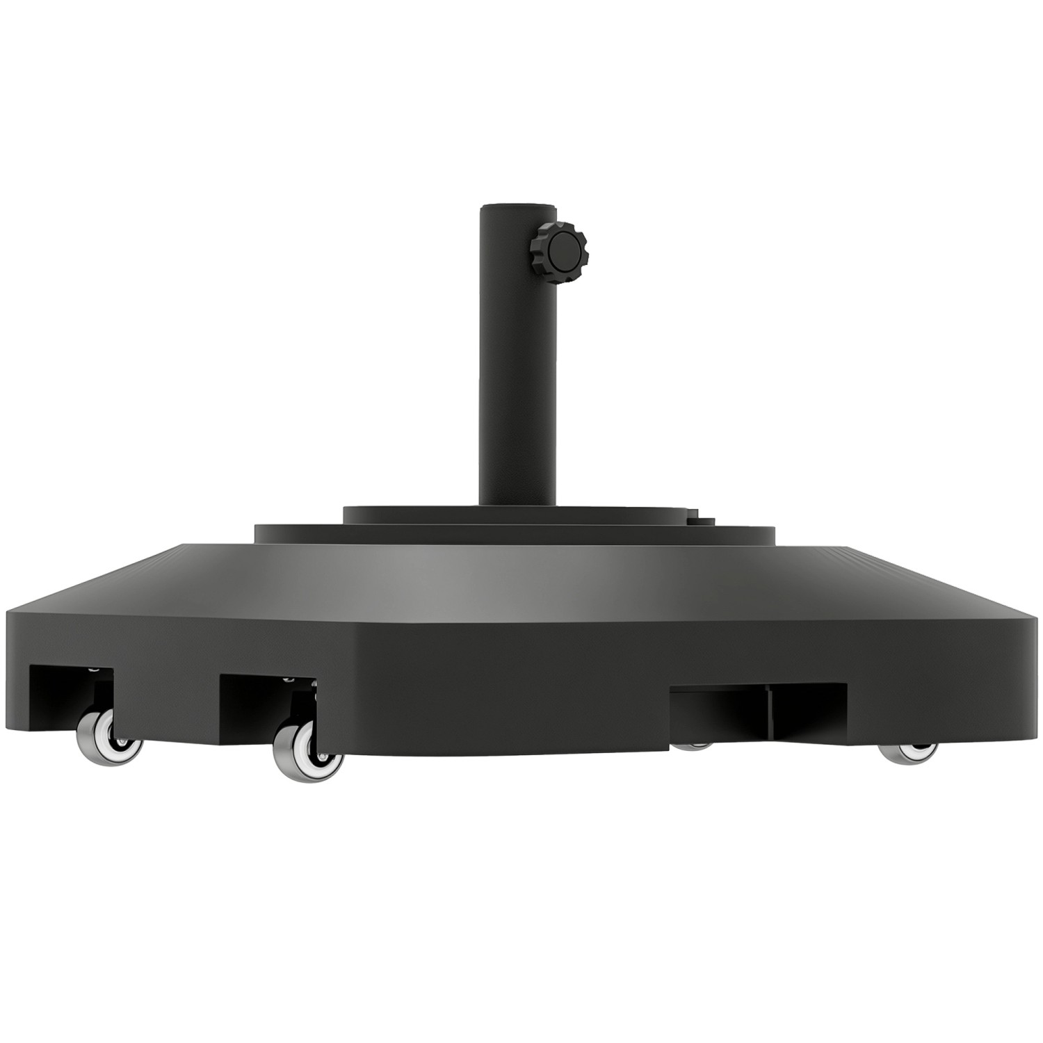 Outsunny Sonnenschirmständer Harz Metall Schirmgewicht Bronze 54,5 x 40,5H cm