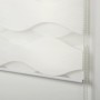 Schöner Wohnen Doppelrollo Tilda Welle, 45x150 cm, weiß. Rollo mit transparenten und blickdichten Stoffbahnen.