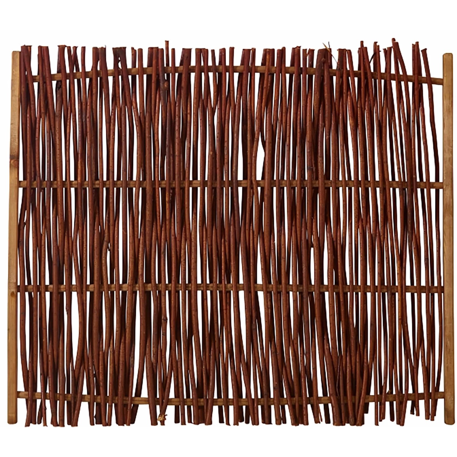 Plus Holz Sichtschutzzaun Weide Luxus ölbehandelt 120 cm x 100 cm