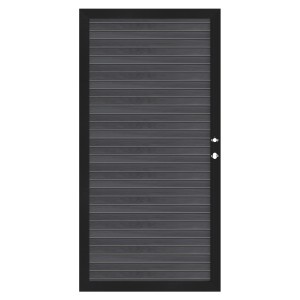 Osmo Tor Cube Multi-Fence in Steingrau, 89x178cm, für Sichtschutzzäune.