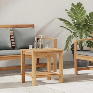 vidaXL Couchtisch Braun 50 x 35 x 45 cm Teak-Massivholz 42002307