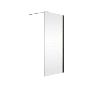 Schulte Walk In Duschkabine MasterClass Carré, 120x200 cm, Chromoptik, mit sandgestrahltem Dekor.