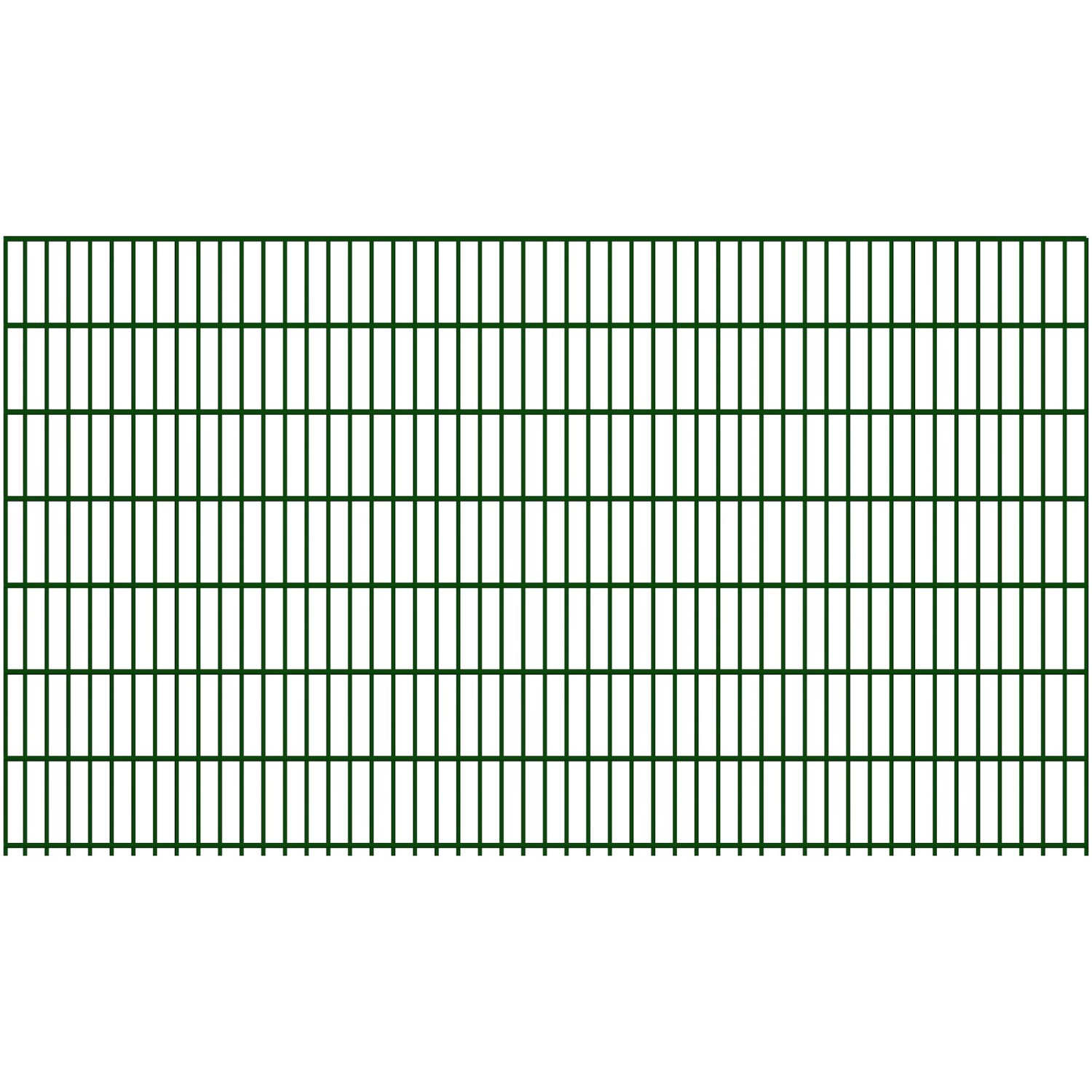 Doppelstabmatte 6/5/6 mm Moosgrün 250 cm x 143 cm günstig online kaufen