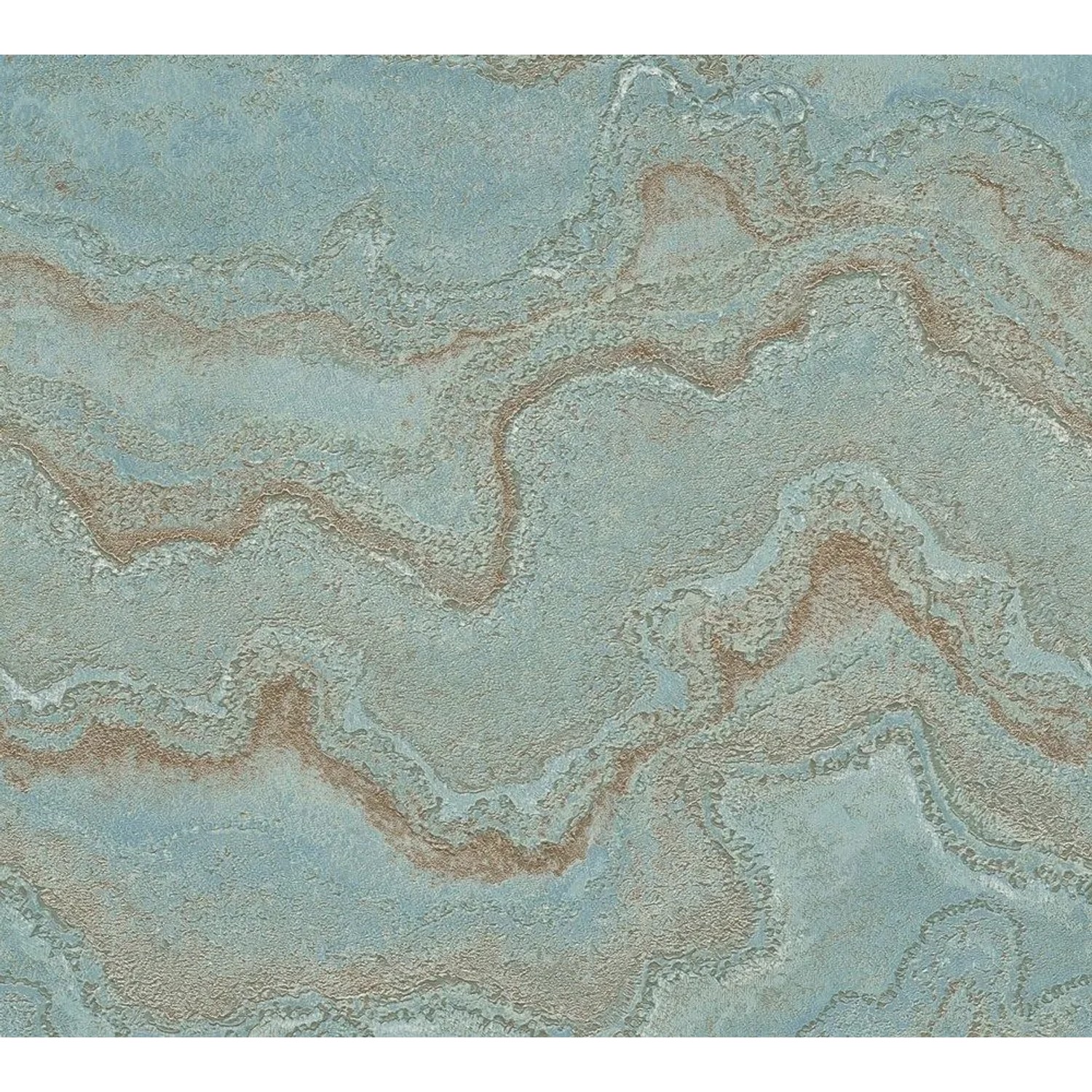 Tadessi Tapete Steinoptik M1-No.11186 Vliestapete in Grün