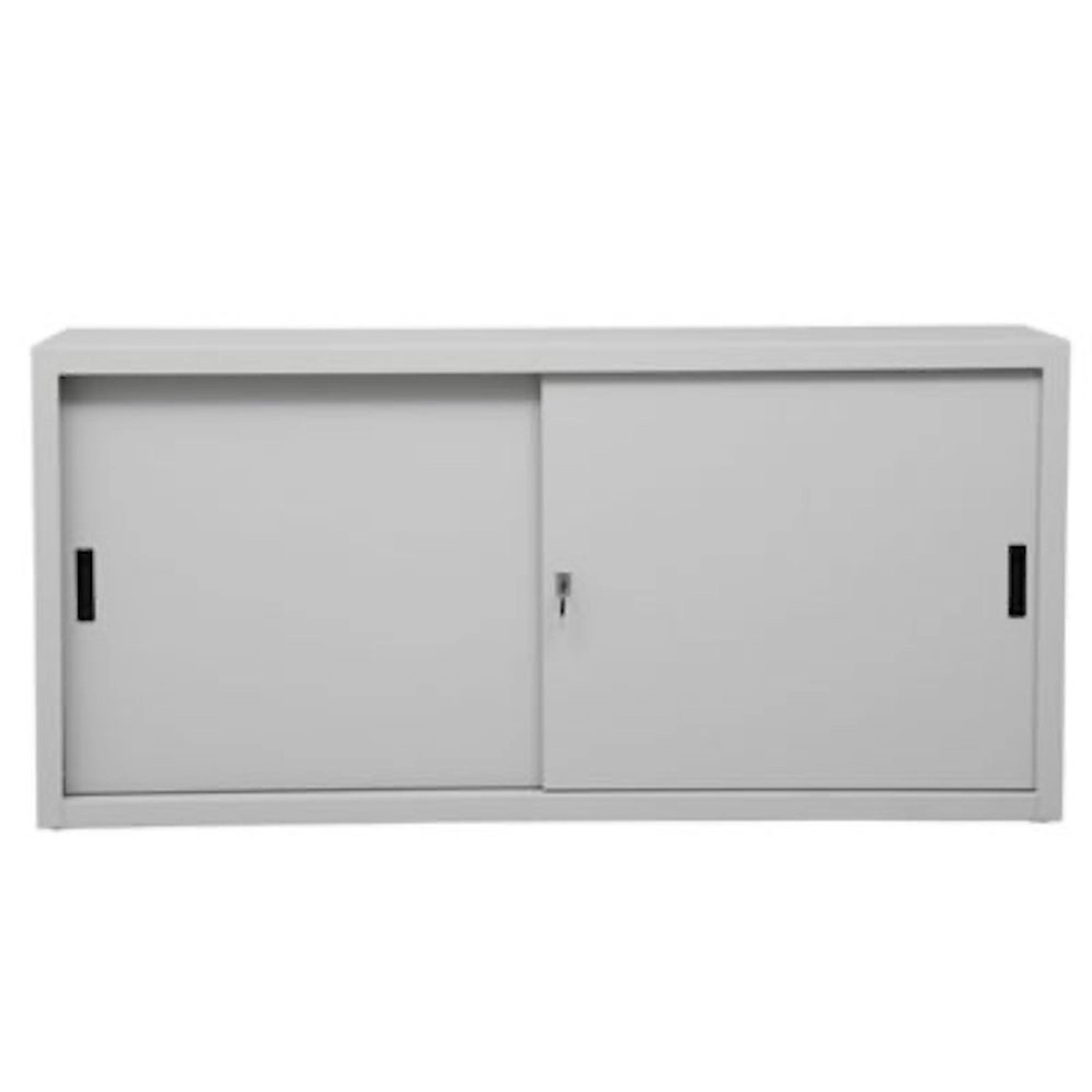 PROREGAL Schiebetürenschrank Ant 2 Ordernhöhen HxBxT 75 x 160 x 45 cm Grau günstig online kaufen