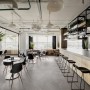 Verlegtes Feinsteinzeug Class Tile Burlington Grey 60x120 cm im Raum.