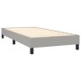 Helles, graues vidaXL Boxspringbett 80x200 cm mit Lattenrost, ohne Matratze.