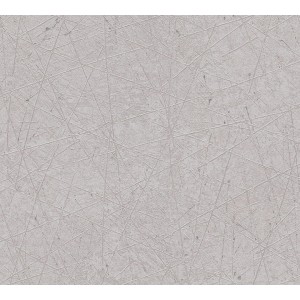 AS-Creation Vliestapete Struktur Metallic in Grau/Silber mit feiner Struktur.