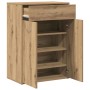 vidaXL Schuhschrank Artisan-Eiche 60x35x84 cm Holzwerkstoff 855953_4