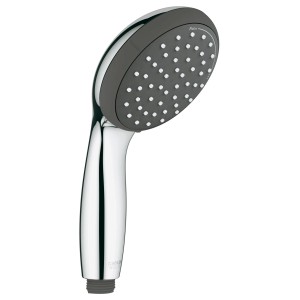 Grohe QuickFix Vitalio Start 100 Handbrause in Chrom mit zwei Strahlarten.