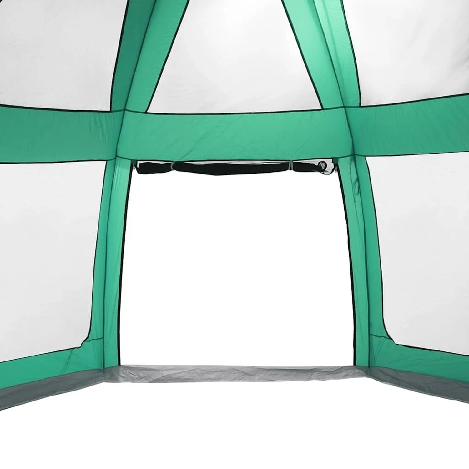 vidaXL Poolzelt mit Abnehmbarem Überzelt Netzwänden Meergrün 510x510cm 4100635_8