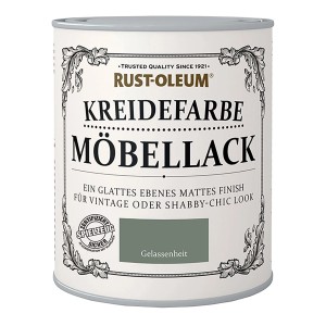 Dose Rust-Oleum Kreidefarbe Möbellack Gelassenheit (750ml) für Vintage- und Shabby-Chic-Look.