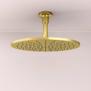 Ideal Standard Kopfbrauseanschluss Idealrain Atelier, 150mm, gebürstetes Gold.